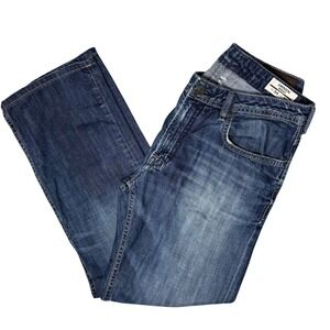 Buffalo David Bitton Driven Basic Straight Jeans Blue Denim‎  Mens Size W34 L32